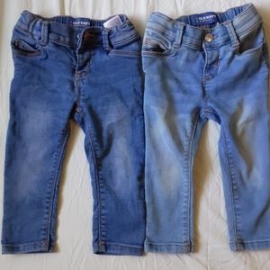 2 pack Old Navy 18M toddler jeans